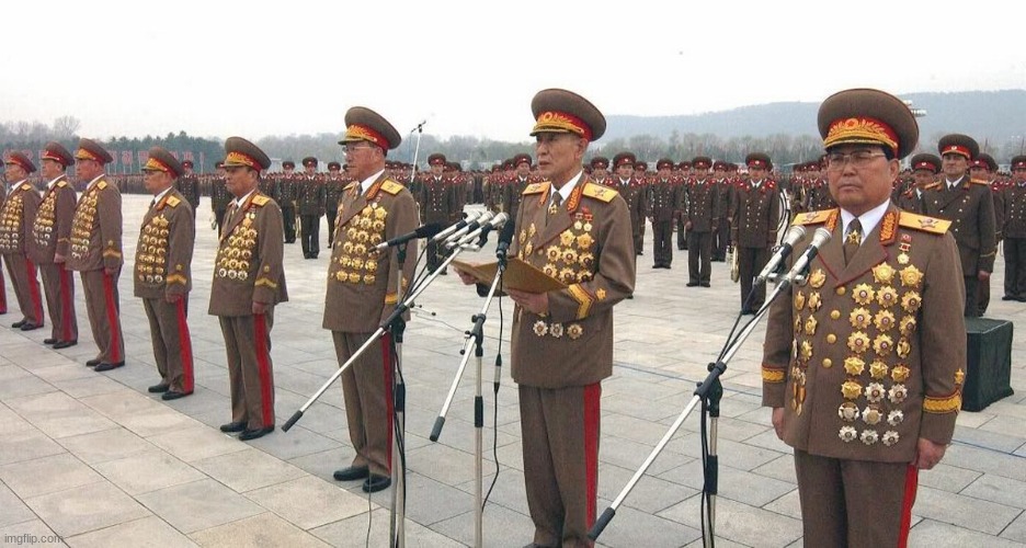North Korea Medals | image tagged in north korea medals | made w/ Imgflip meme maker