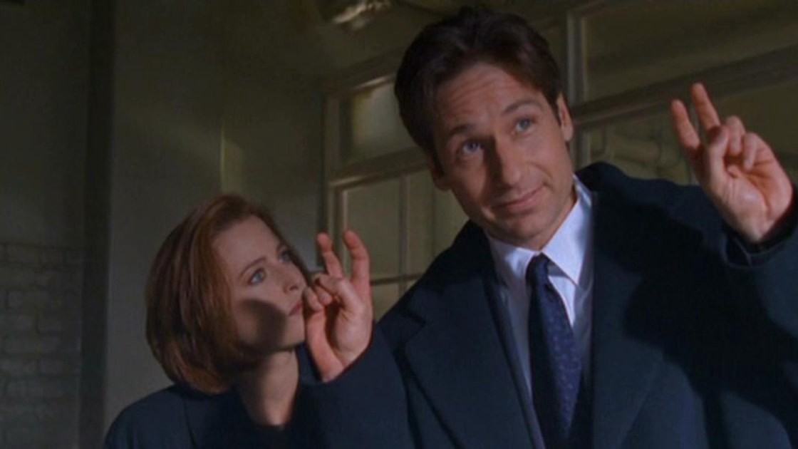 Mulder Air Quotes Blank Meme Template