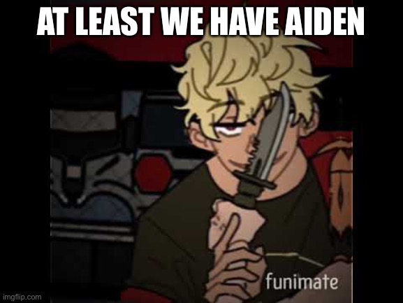 there’s probably something deeply wrong with this guy /pos | AT LEAST WE HAVE AIDEN | made w/ Imgflip meme maker