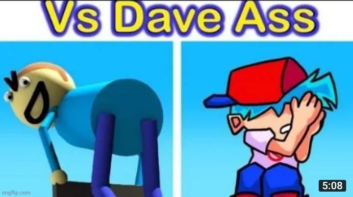 Dave a## | image tagged in dave and bambi,memes | made w/ Imgflip meme maker