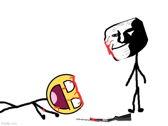 Gta Stickman Troll Face GIF