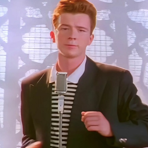 High Quality Rickroll Blank Meme Template