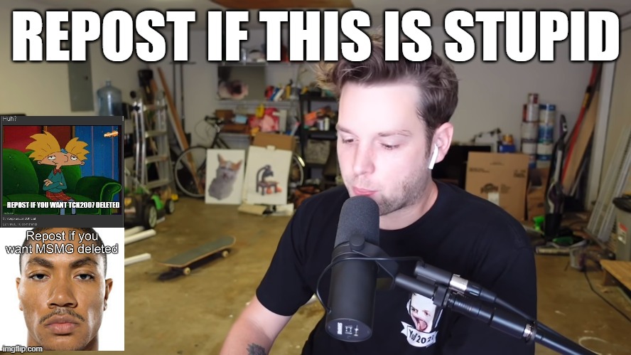 repost if this is stupid | image tagged in repost if this is stupid | made w/ Imgflip meme maker