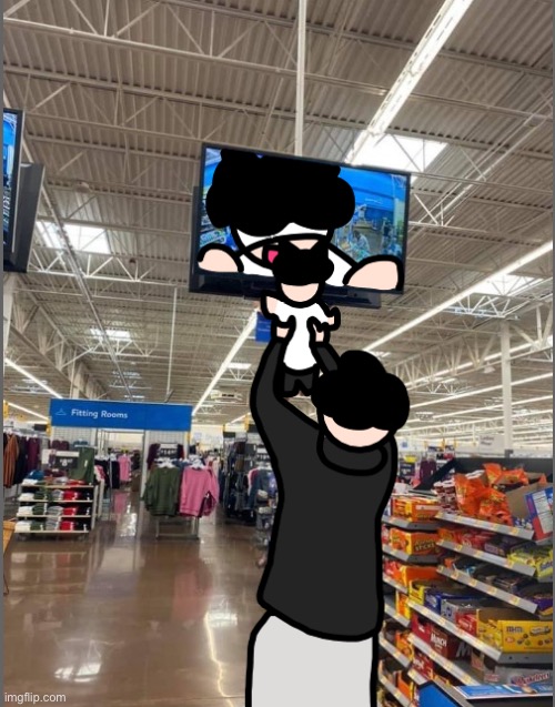 Went to Walmart with Sketchy, Test 097, and Test 089, Sketchy took this picture. | made w/ Imgflip meme maker