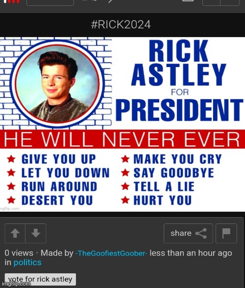 #RICK2024 | image tagged in rickroll | made w/ Imgflip meme maker