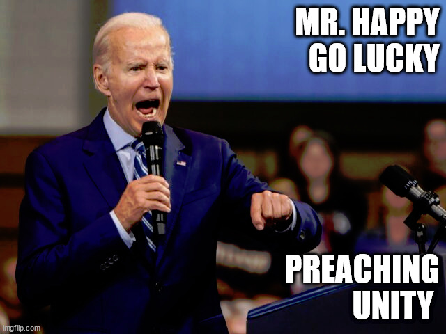 MR. HAPPY
GO LUCKY; PREACHING
UNITY | image tagged in go lucky,just go | made w/ Imgflip meme maker