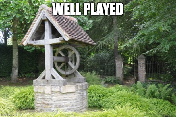 Well Played | WELL PLAYED | image tagged in well played | made w/ Imgflip meme maker
