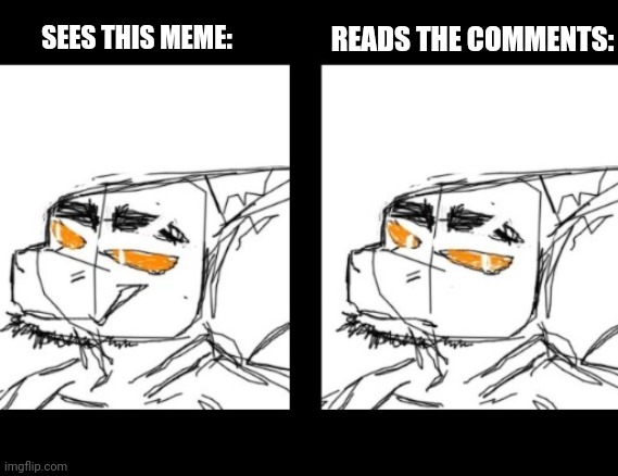 Jaws | SEES THIS MEME: READS THE COMMENTS: | image tagged in jaws | made w/ Imgflip meme maker