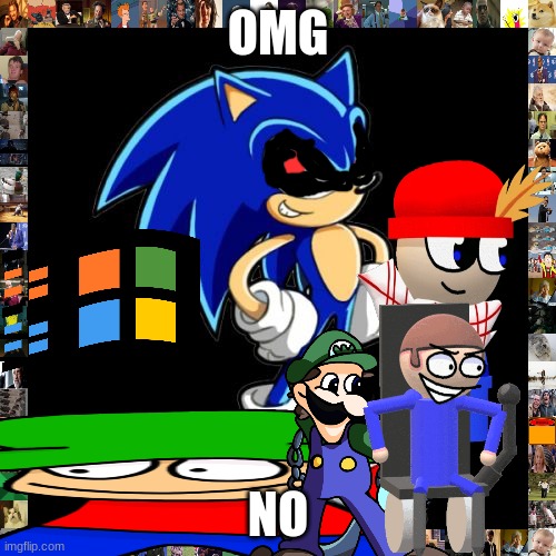 You're Too Slow Sonic Meme | OMG; NO | image tagged in memes,you're too slow sonic | made w/ Imgflip meme maker