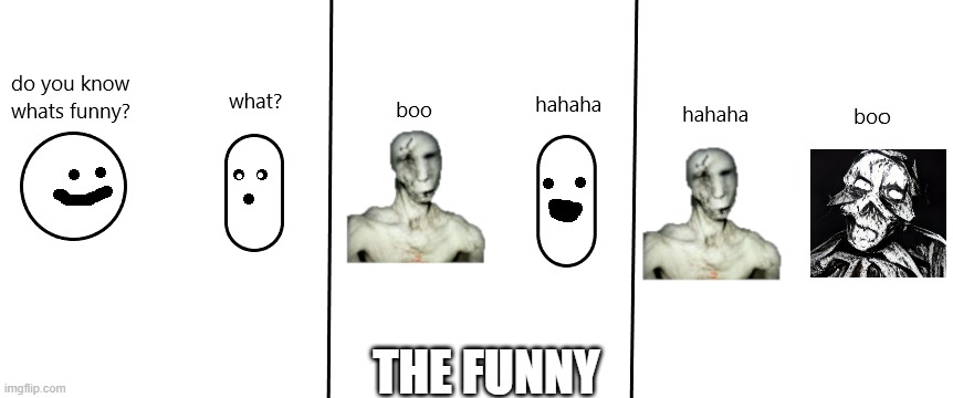 The funny | THE FUNNY | image tagged in joke | made w/ Imgflip meme maker