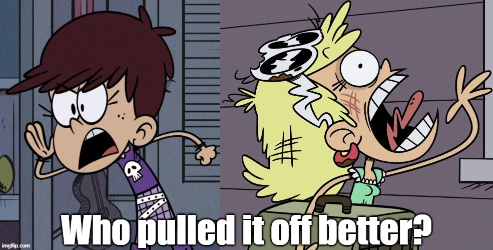 Battle of the bird call signals | Who pulled it off better? | image tagged in the loud house | made w/ Imgflip meme maker