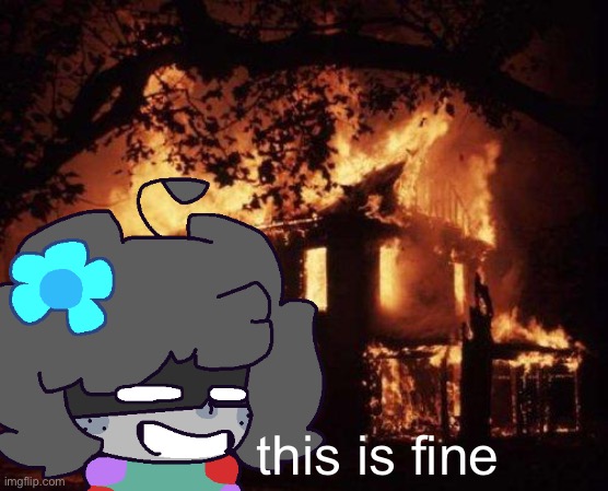 this is fine | made w/ Imgflip meme maker