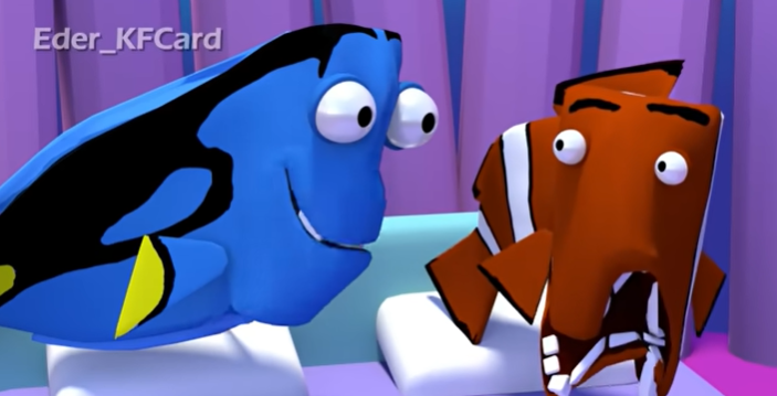 marvin got scared from dory Blank Meme Template