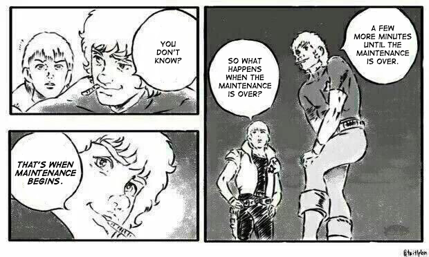 Maintenance Begins Blank Meme Template