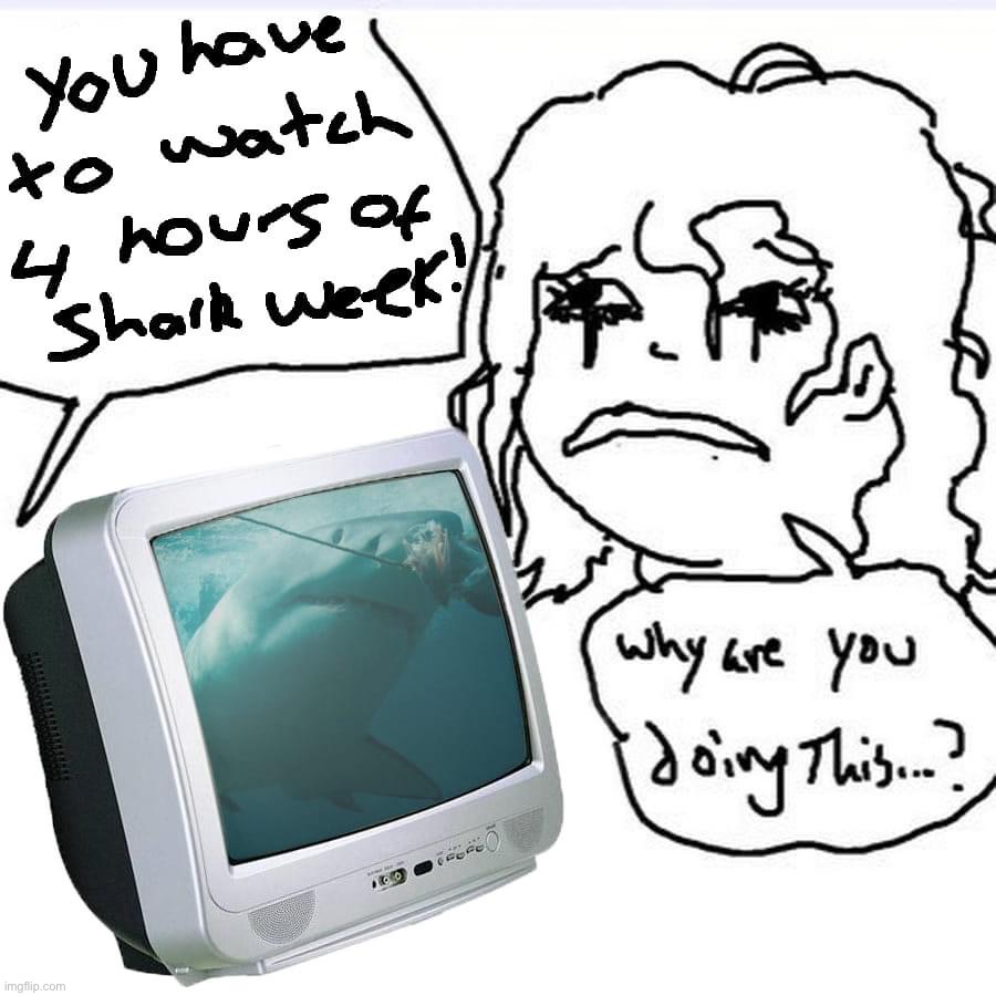 Shark week | image tagged in shark week | made w/ Imgflip meme maker