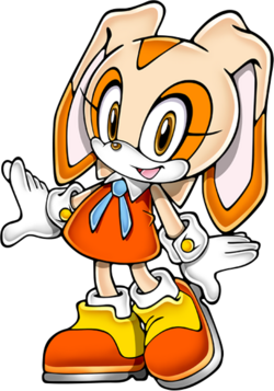 High Quality Cream the Rabbit Sonic Adventure design Blank Meme Template