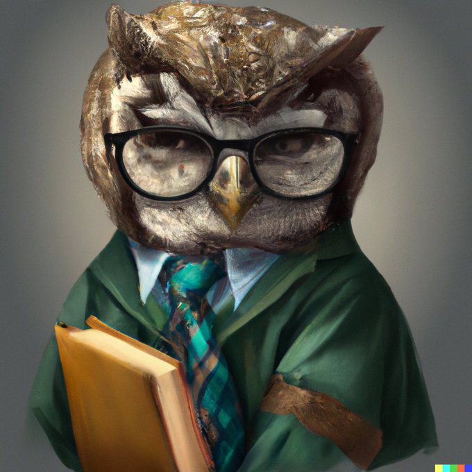 High Quality Librarian Owl Disapproves Blank Meme Template