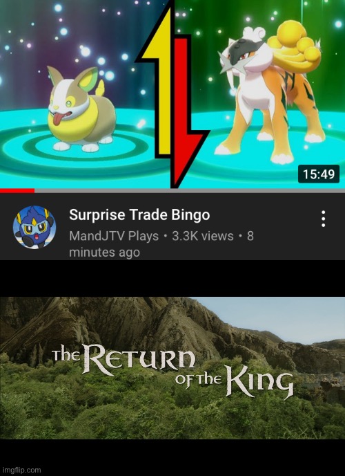 MANDJTV HAS RETURNED!!! | image tagged in return of the king | made w/ Imgflip meme maker