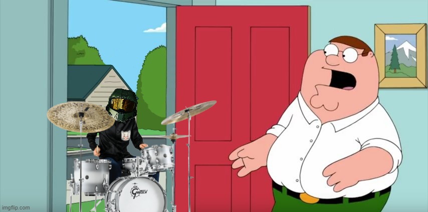 holy crap lois master chief is drumming | image tagged in holy crap lois its x,halo,microsoft,memes | made w/ Imgflip meme maker