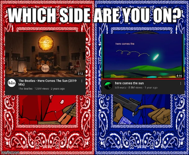 You must choose | image tagged in which side are you on | made w/ Imgflip meme maker