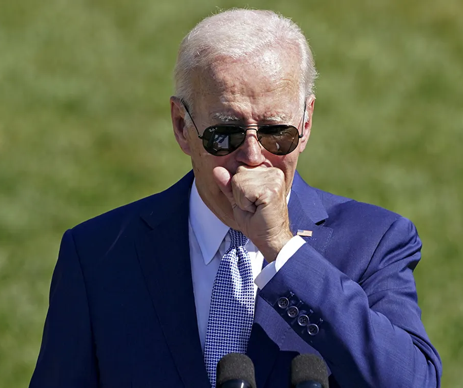 Biden cough Blank Meme Template