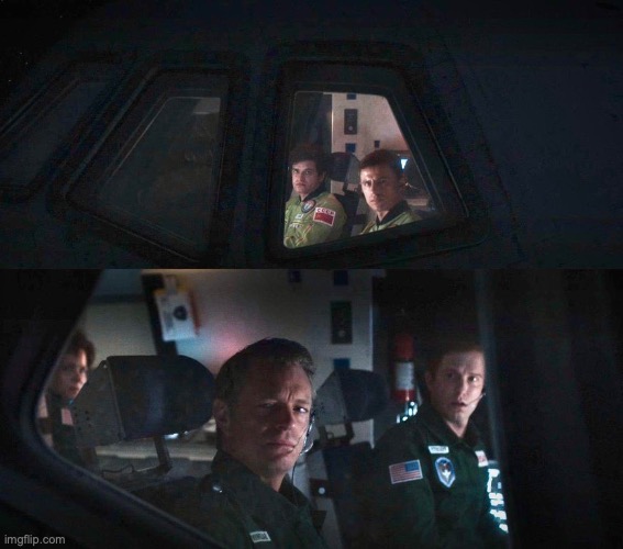Buran Passes Pathfinder | image tagged in buran passes pathfinder | made w/ Imgflip meme maker