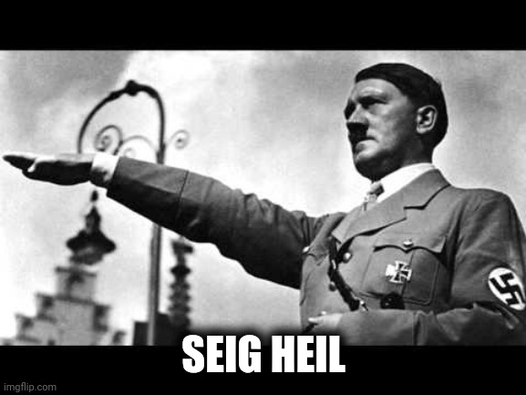 adolf sieg heil | SEIG HEIL | image tagged in adolf sieg heil | made w/ Imgflip meme maker