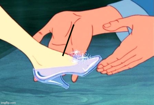 cinderella shoe fits | image tagged in cinderella shoe fits | made w/ Imgflip meme maker