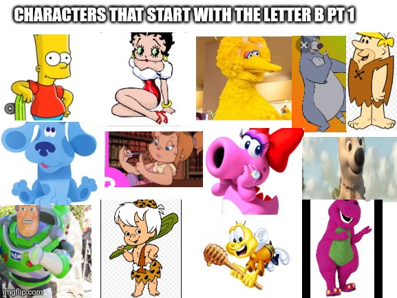 Characters Beginning With B