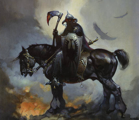 High Quality Death Dealer - Frazetta Blank Meme Template