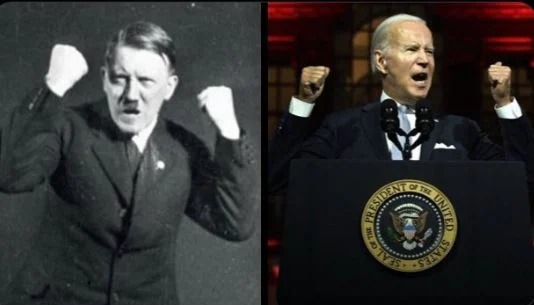 High Quality Adolf Hilter Joe Biden Blank Meme Template