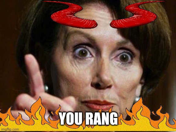 Nancy Pelosi No Spending Problem | YOU RANG | image tagged in nancy pelosi no spending problem | made w/ Imgflip meme maker