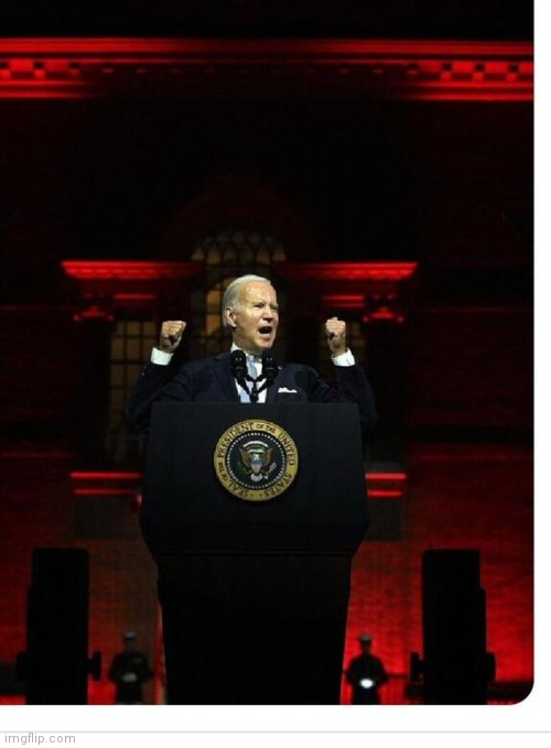 Joe Biden Nazi Speech template Blank Meme Template