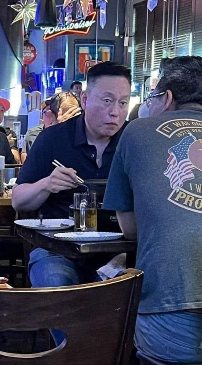 High Quality Elon Chong Blank Meme Template