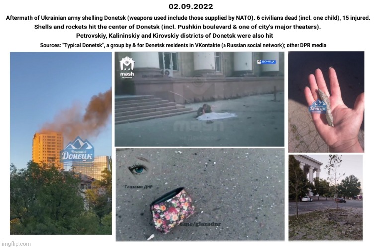 DonetskShelling2Sept2022 | image tagged in donetskshelling2sept2022 | made w/ Imgflip meme maker