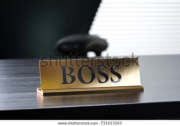 Boss nameplate Blank Meme Template