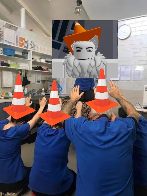 All hail the almighty traffic cone | made w/ Imgflip meme maker