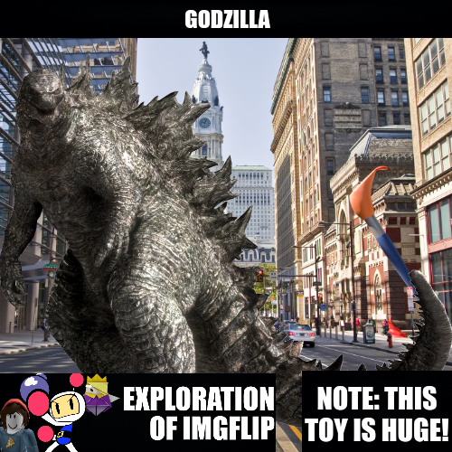 High Quality Godzilla (EOI) Blank Meme Template