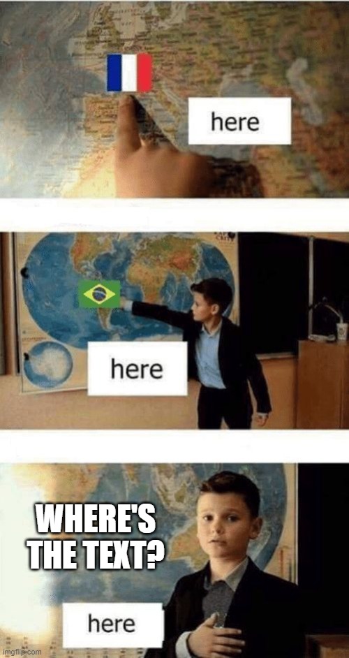 Where is | WHERE'S THE TEXT? | image tagged in where is | made w/ Imgflip meme maker