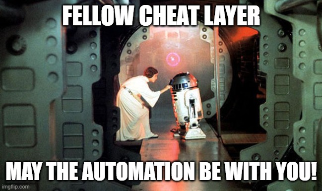 Leia and R2D2 scene meme