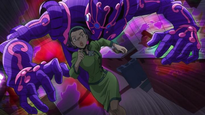 josuke mon running from  stand Blank Meme Template