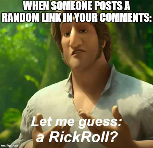 When someone posts  in the comments