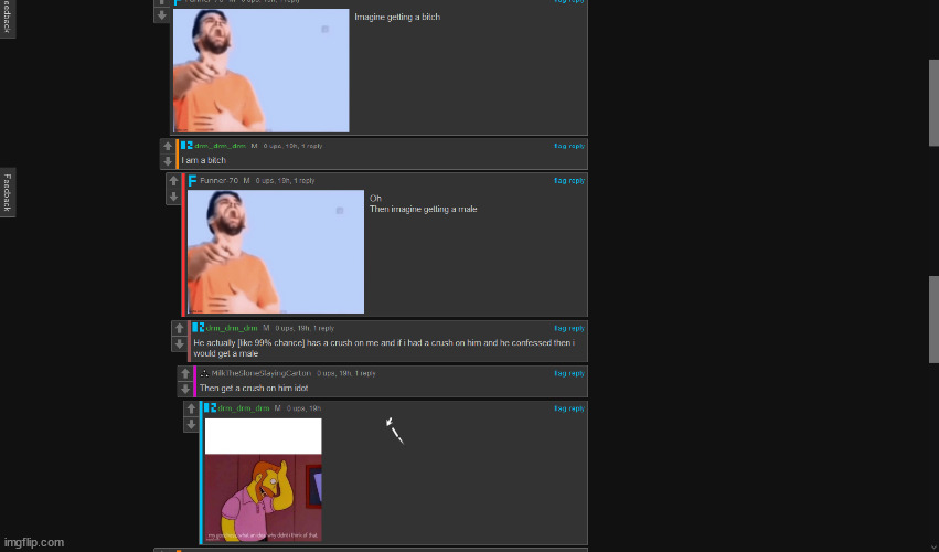 get the context by looking at drm's latest post | made w/ Imgflip meme maker