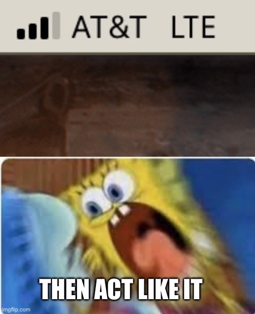THEN ACT LIKE IT | image tagged in this meme is on fire | made w/ Imgflip meme maker