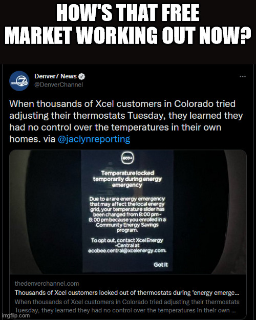 HOW'S THAT FREE MARKET WORKING OUT NOW? | made w/ Imgflip meme maker