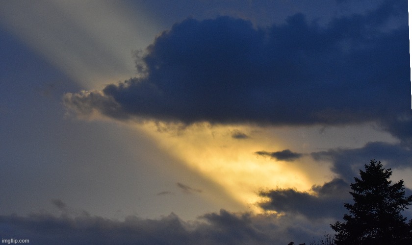 stormy sunset | made w/ Imgflip meme maker