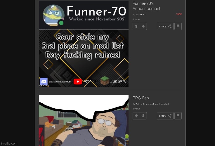 He deleted the post | made w/ Imgflip meme maker