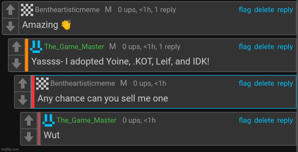 I said no- | made w/ Imgflip meme maker