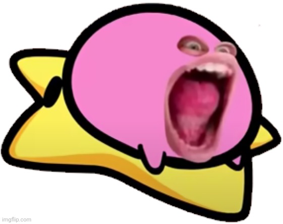 Cursed Kirby | image tagged in cursed kirby | made w/ Imgflip meme maker