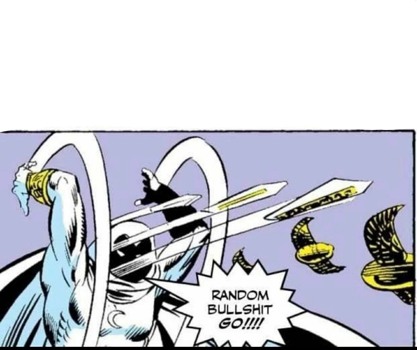 Random Bullshit GO! Blank Meme Template